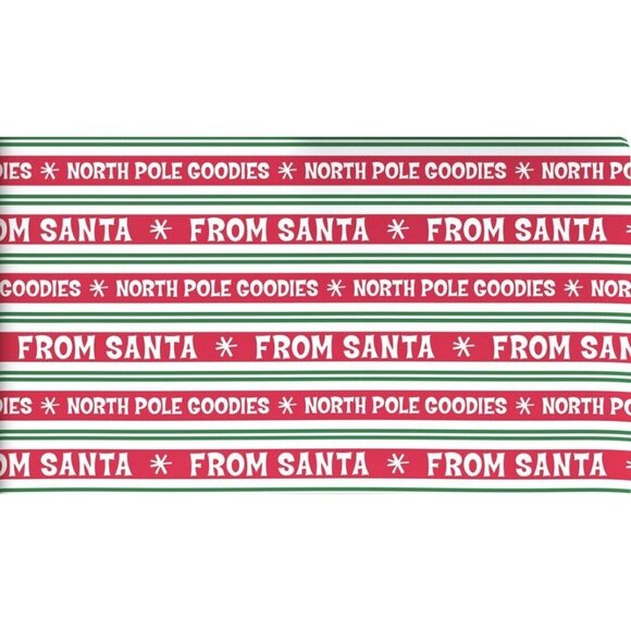 Hallmark Wrapping Paper Christmas From Santa Messages Jumbo Roll 90 sq ft - Picture 1 of 5